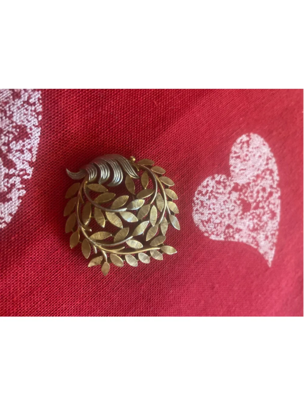 Women's Trifari Crown Gold/Silver Tone Brooch
